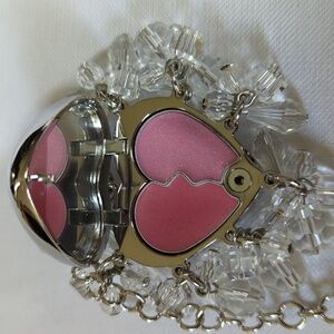 DIOR PRETTY CHARMS SECRET LIPGLOSS BRACELET HEART CHARM 002 PINK ENCHANTMENT NEW
